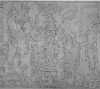 disegno dell'altare del Templo de la Cruz Foliada